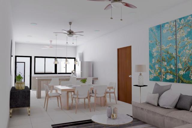 Spacious two-bedroom townhouse in a residential community