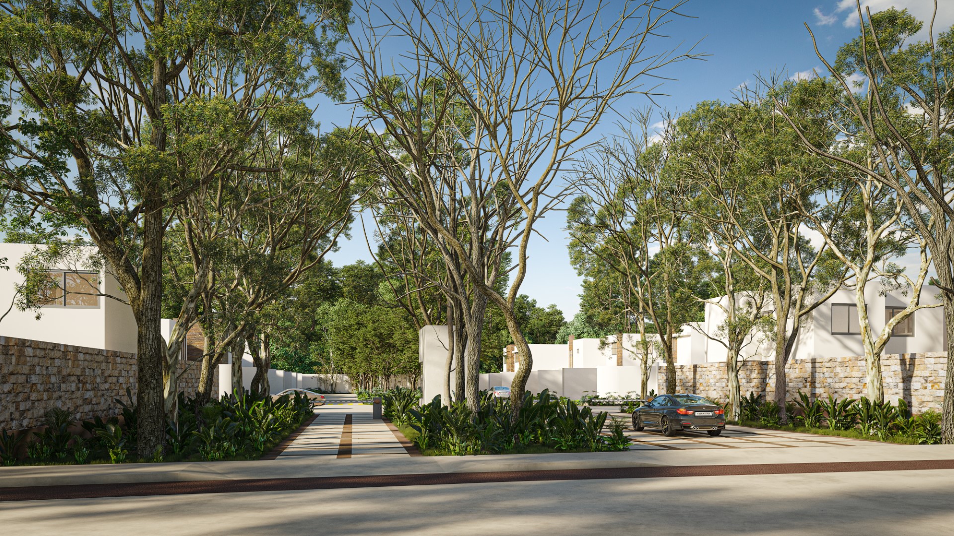Modern two-story house with three bedrooms in Mérida