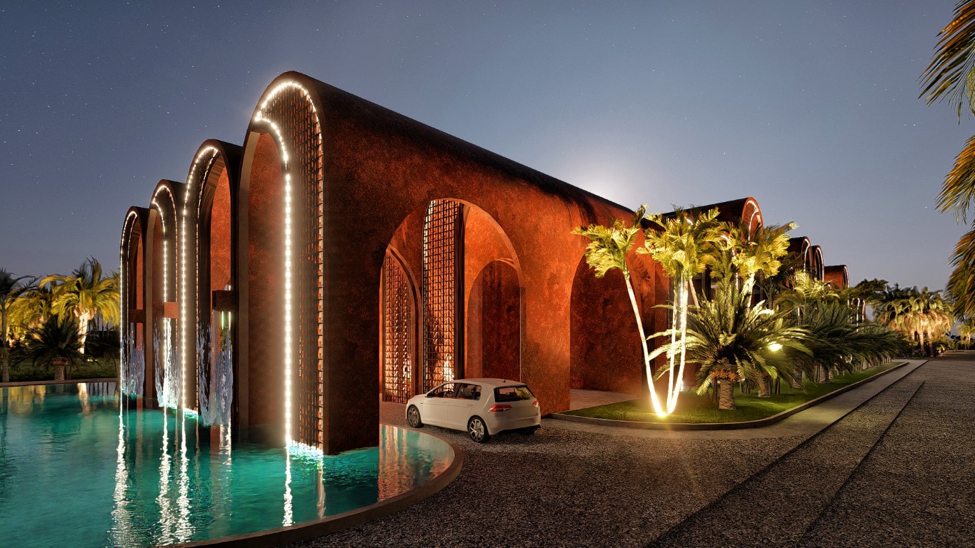 Modern one-bedroom condo in a development with amenities