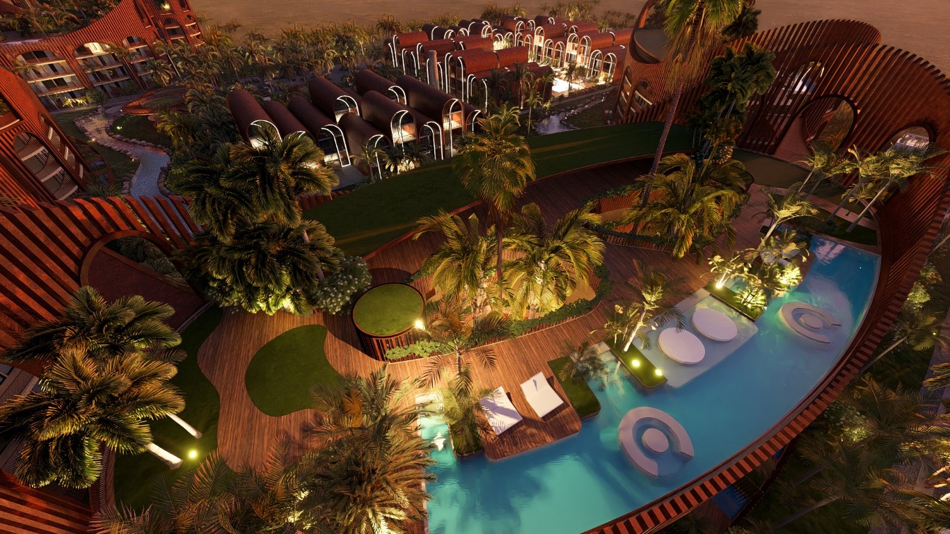 Modern one-bedroom condo in a development with amenities