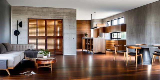 3 bedroom condo in development facing the marina