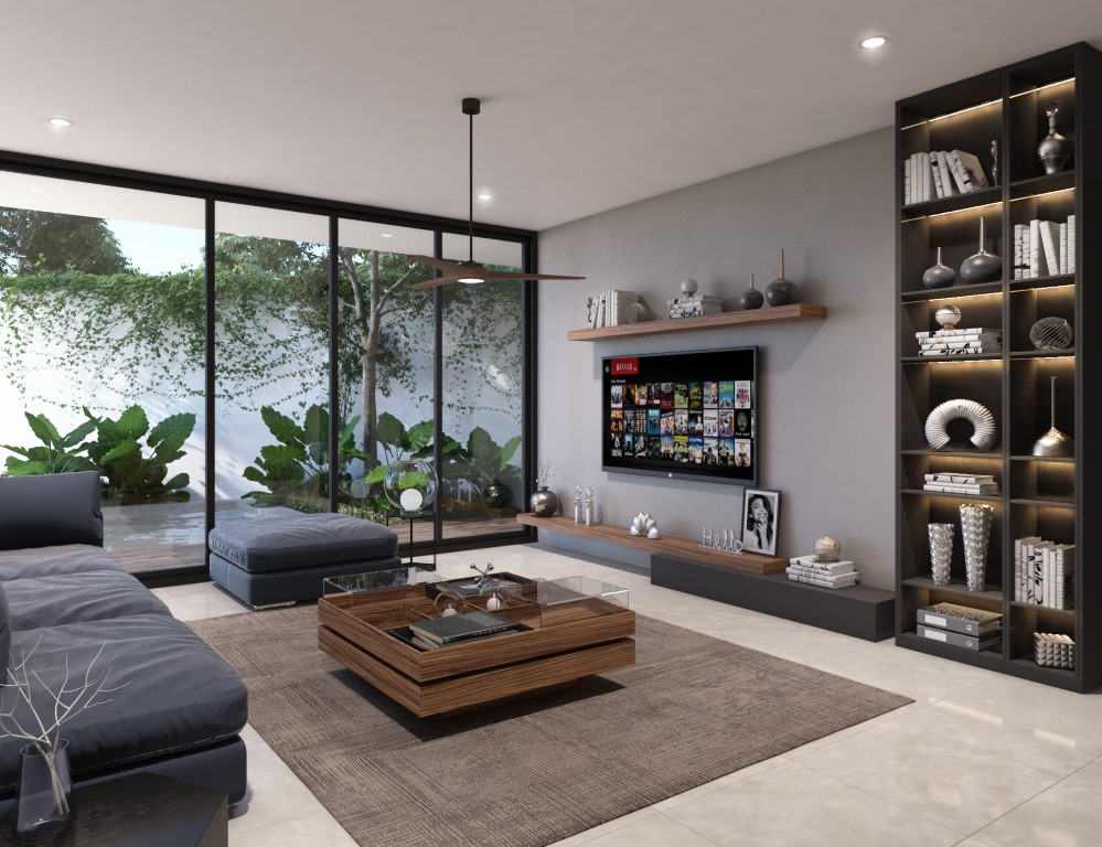 Modern two-bedroom condo in northern Mérida
