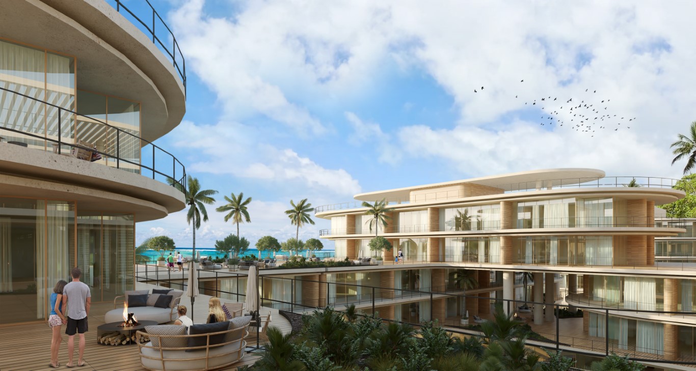 1 bedroom condo in beachfront development