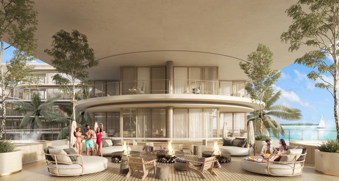 2 bedroom condo in beachfront development