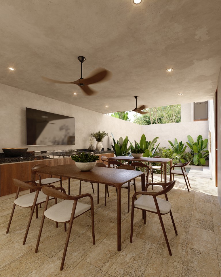Modern one-bedroom condo with flex space in Mérida