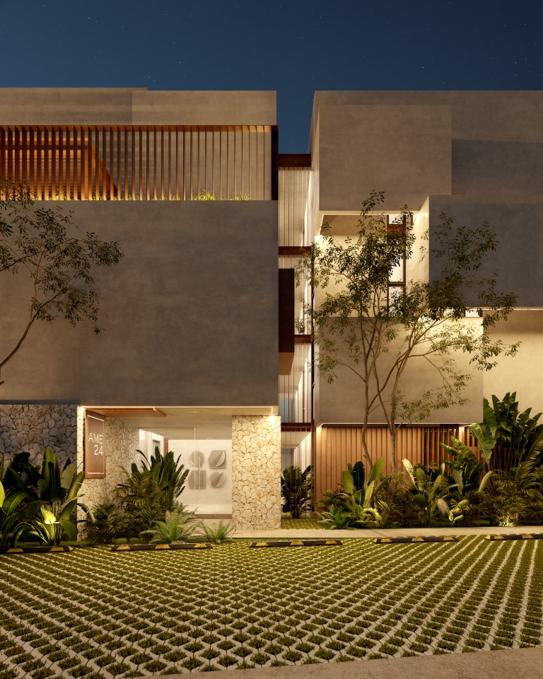 Modern one-bedroom condo with flex space in Mérida