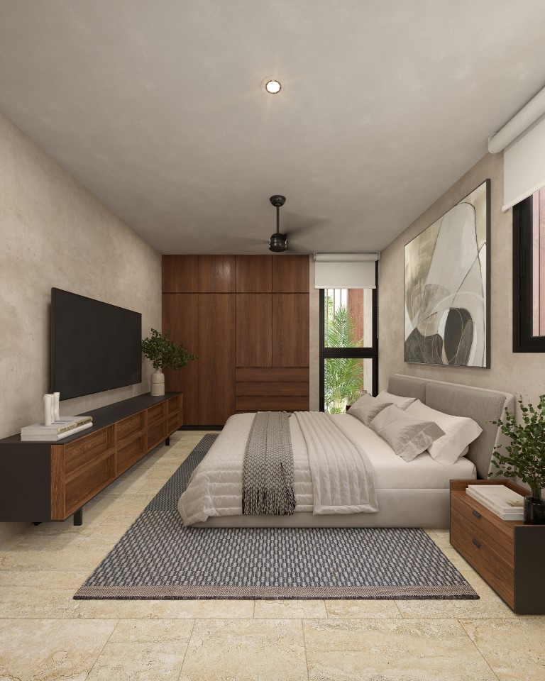 Modern one-bedroom condo with flex space in Mérida