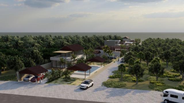Beachfront residential lot in Campeche ready for construction