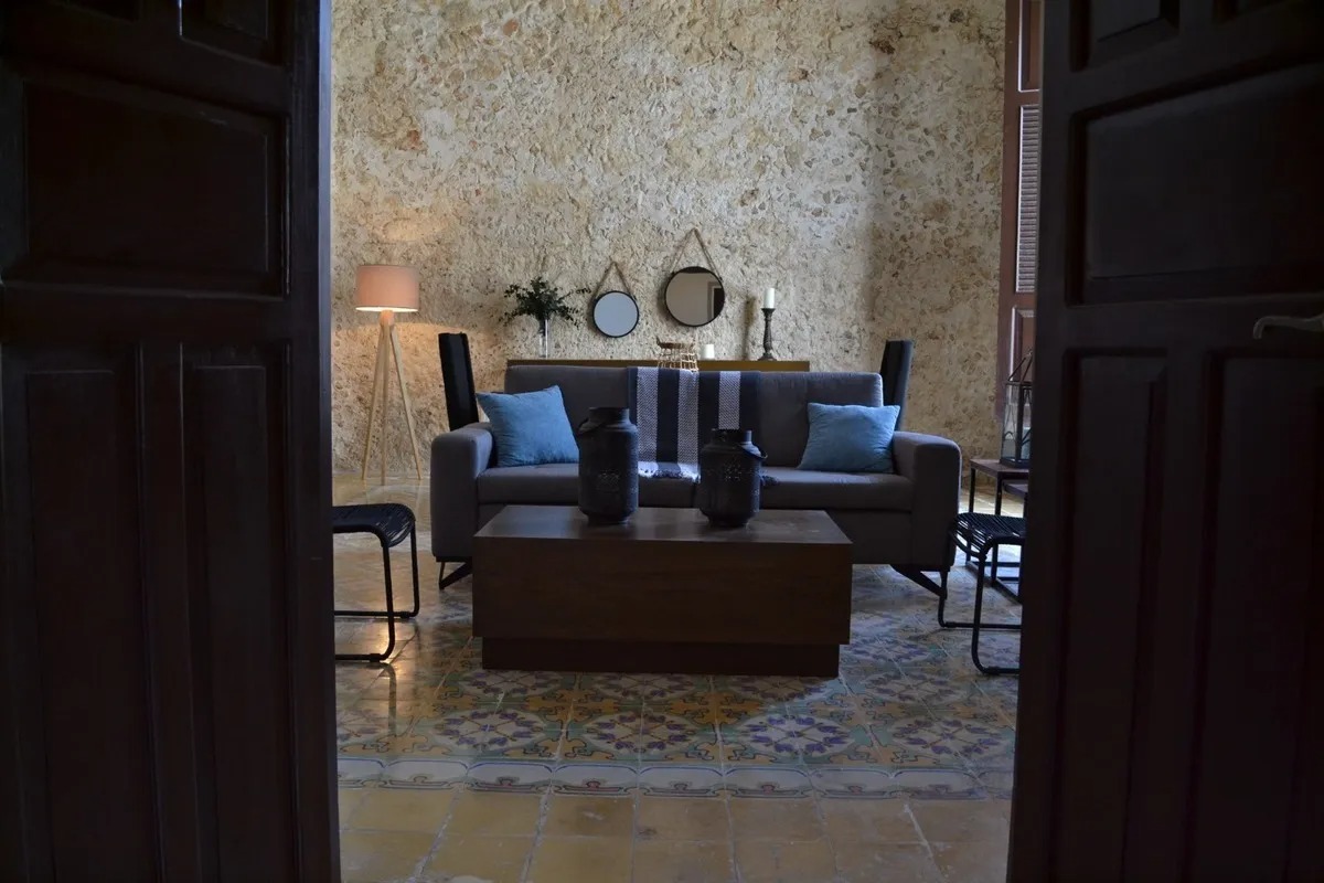 Furnished Colonial House with Solar Panels in Campeche