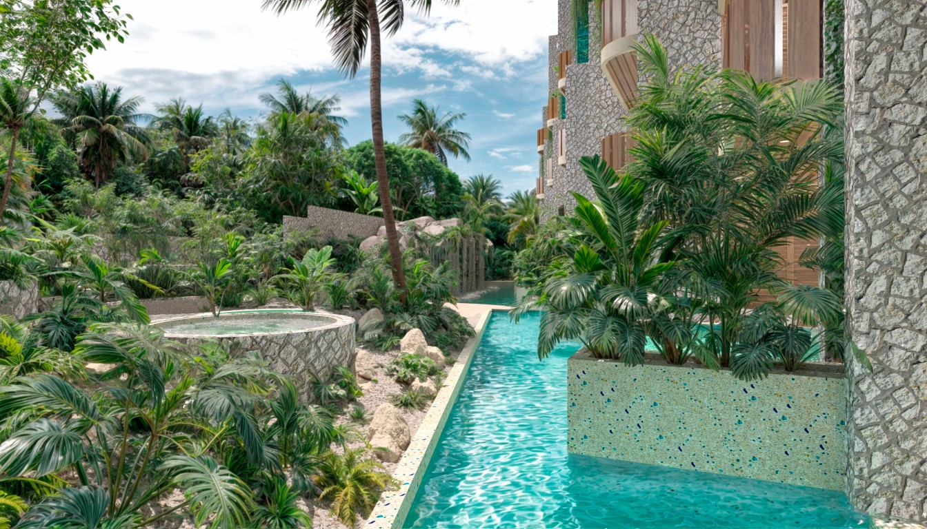 One bedroom condo at the entrance of Xcaret