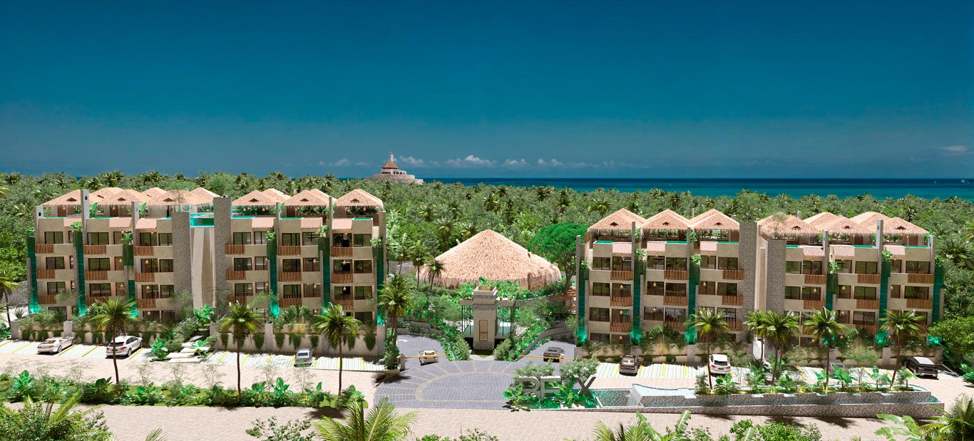 2 bedroom condo steps from Xcaret Park