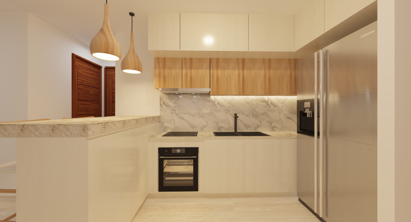 2 bedroom condo steps from Xcaret Park