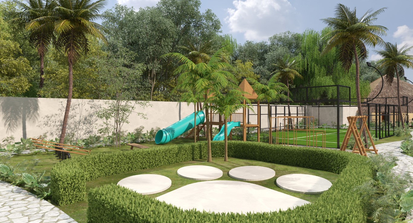 2 bedroom condo steps from Xcaret Park