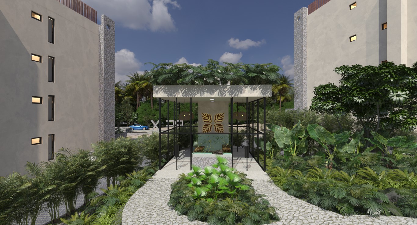 2-bedroom penthouse at the entrance of Xcaret