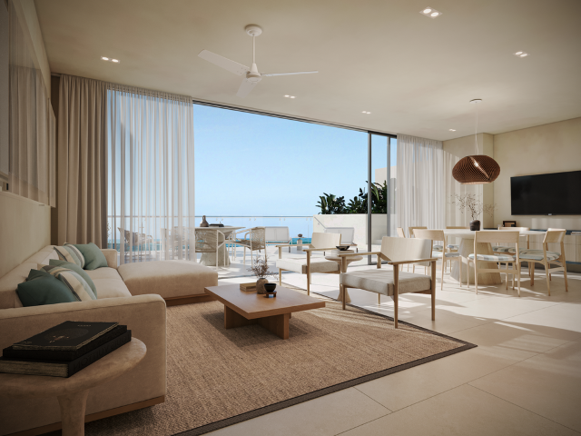 Condo with sea views in Telchac Puerto, Yucatán