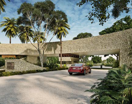 Exclusive property in a private community in Yucatán
