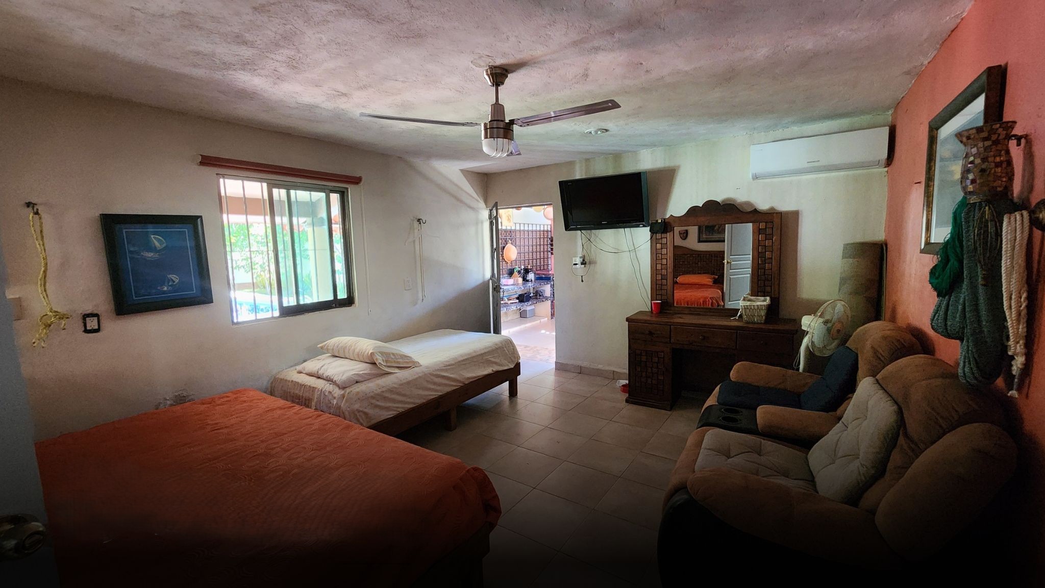 Spacious 2-bedroom house in Castamay, Campeche
