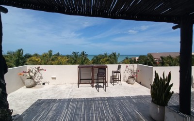 Ocean view 3 br condominium in Yucatan Coast