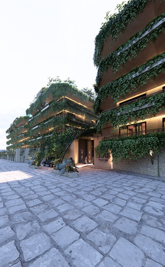 1 bedroom penthouse in Tulum downtown.