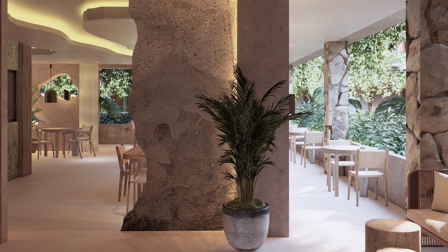 1 bedroom penthouse in Tulum downtown.