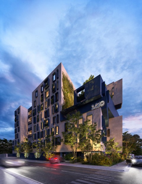 Modern One-Bedroom Condo in Montebello, Mérida