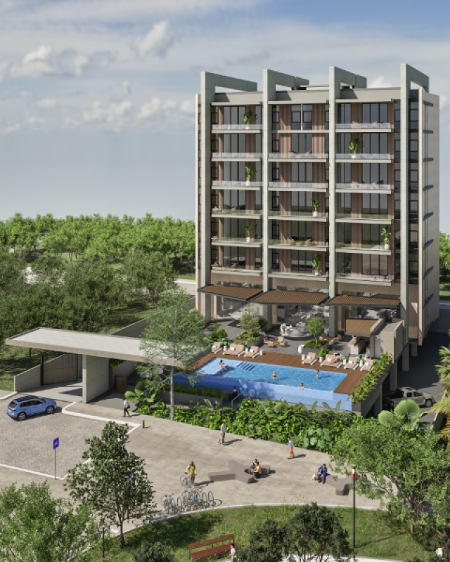 Double-Height One-Bedroom Condo in Cancún