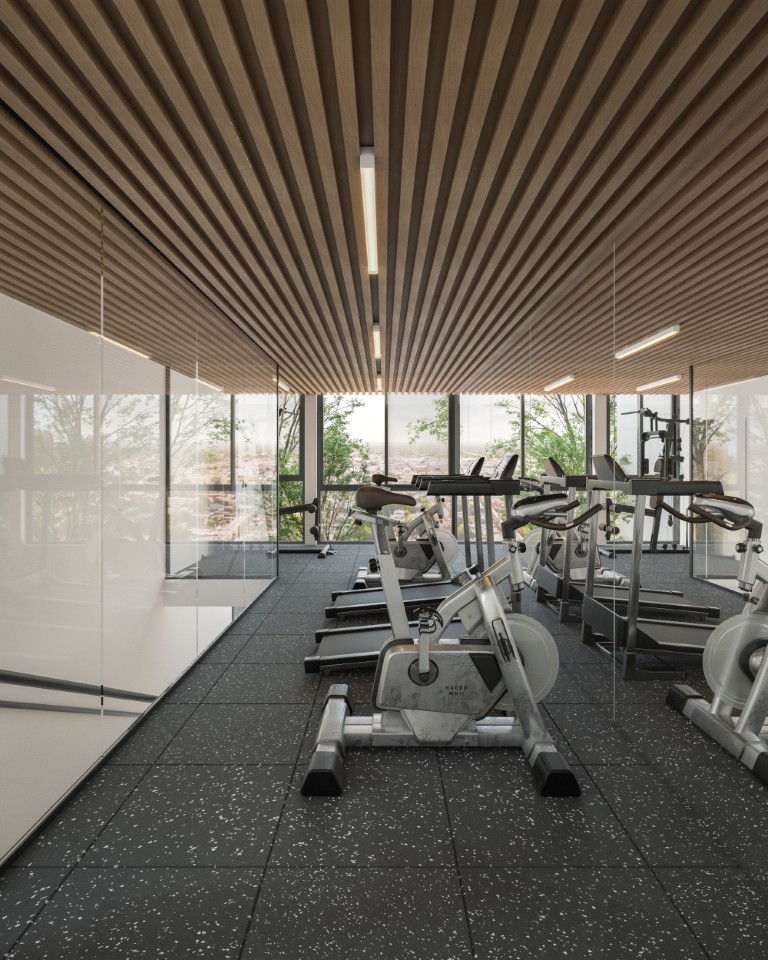 One-bedroom condo with a flex space in Montes de Amé