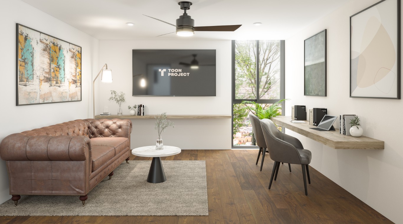 Three-bedroom penthouse in Montes de Amé, Mérida