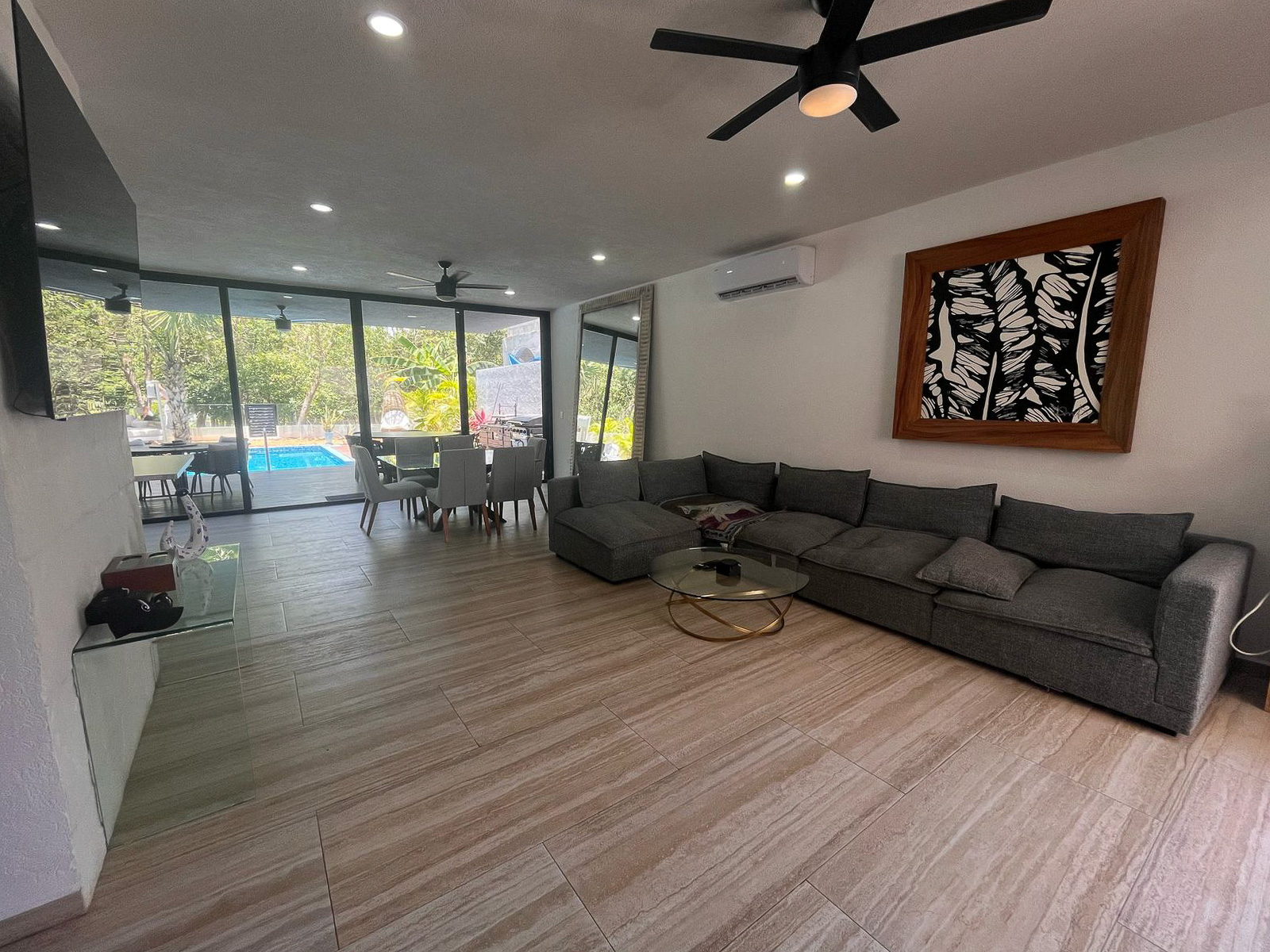 Fully Furnished 3-Bedroom Home with Pool in Bosques de Bambú