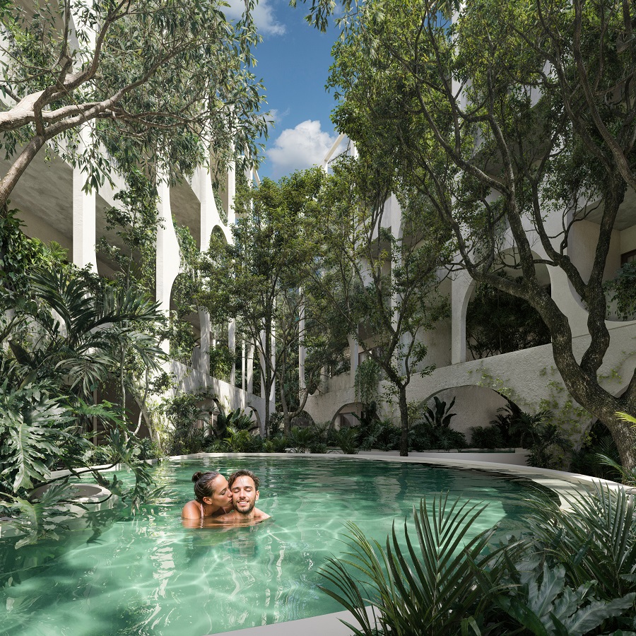 2 bedroom condo next to Coba Avenue.
