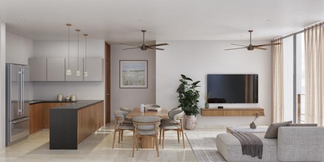 One-Bedroom Condo in Residential Development in Mérida