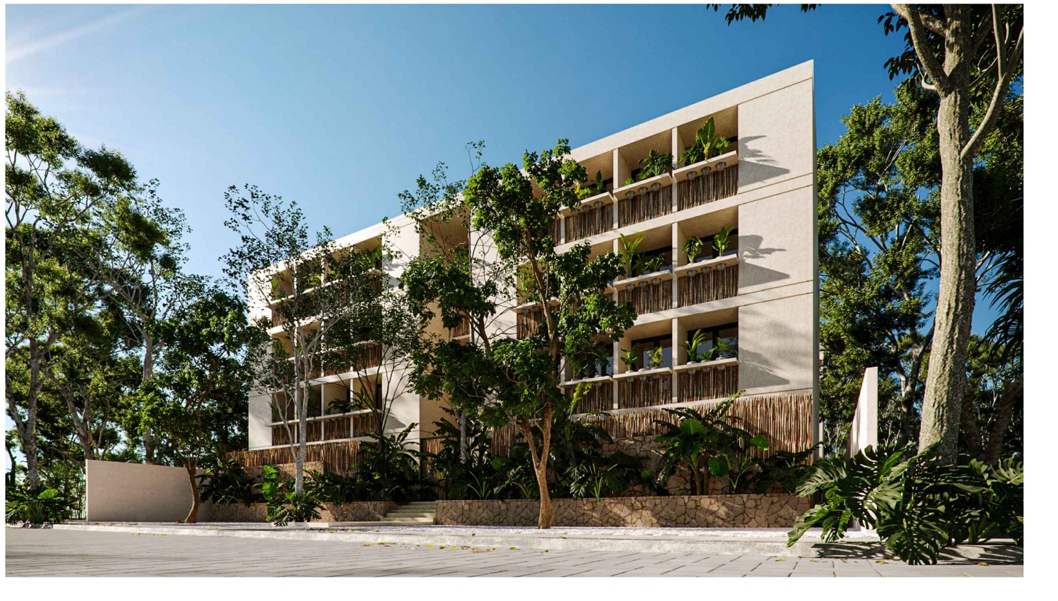 Ample 2 bedroom condo in Aldea Zama.