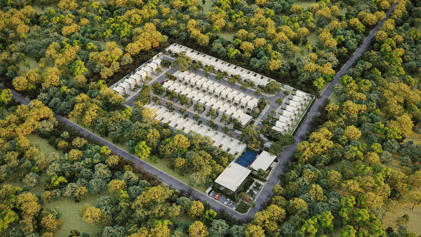 2-bedroom house in Conkal, Mérida with Pool