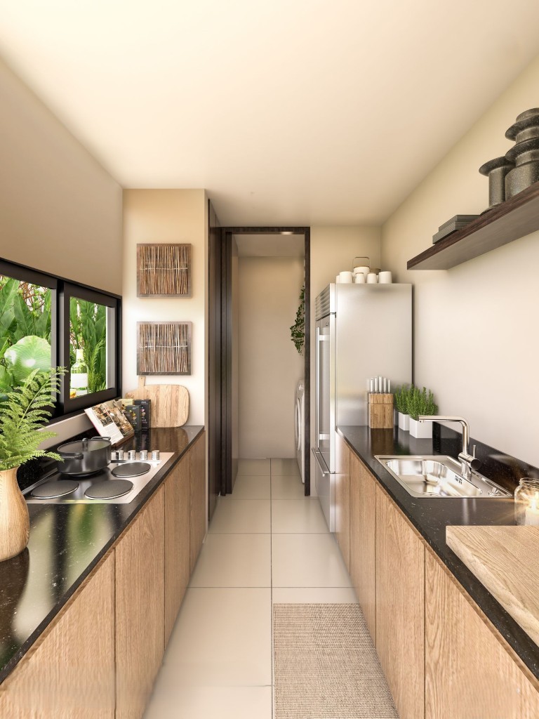 Two-Bedroom Condo with Garden in North Mérida