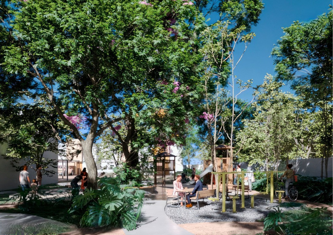 Two-Bedroom Condo with Garden in North Mérida