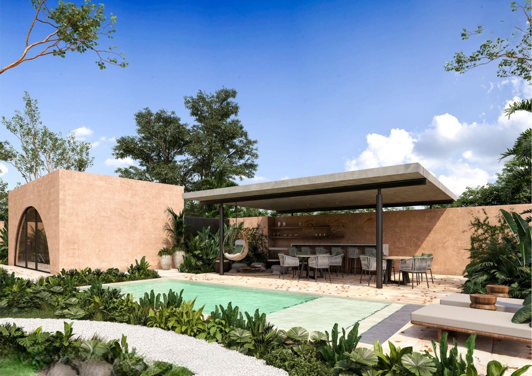 Two-Bed House with Garden in Residential Development in Mérida