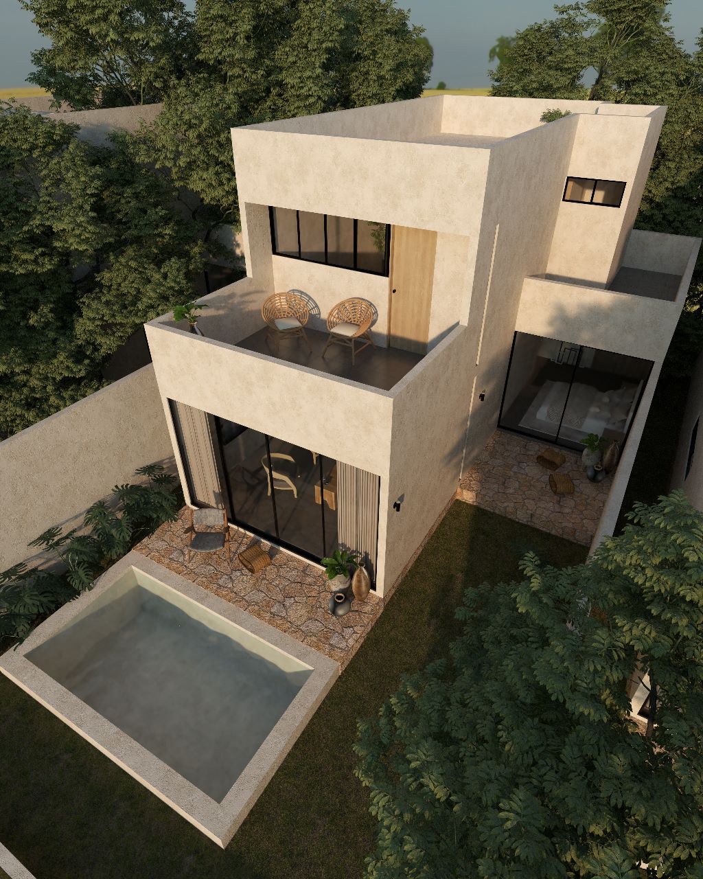 Spacious two-bedroom house in Hunucmá, Yucatán