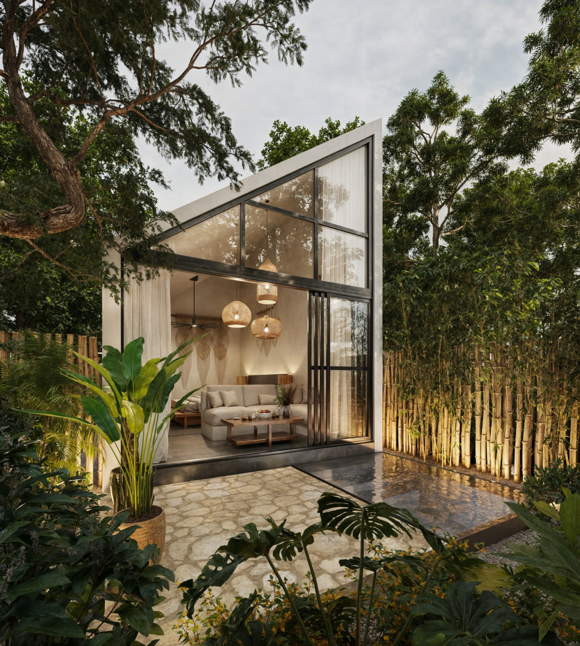 52373 Bungalow between the city and the sea in Hunucmá,  - Home