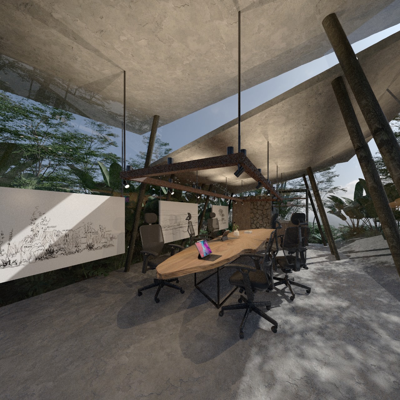 Bungalow between the city and the sea in Hunucmá, Yucatán