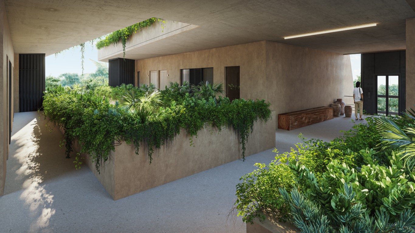 One bedroom condo in Temozon Norte, Merida