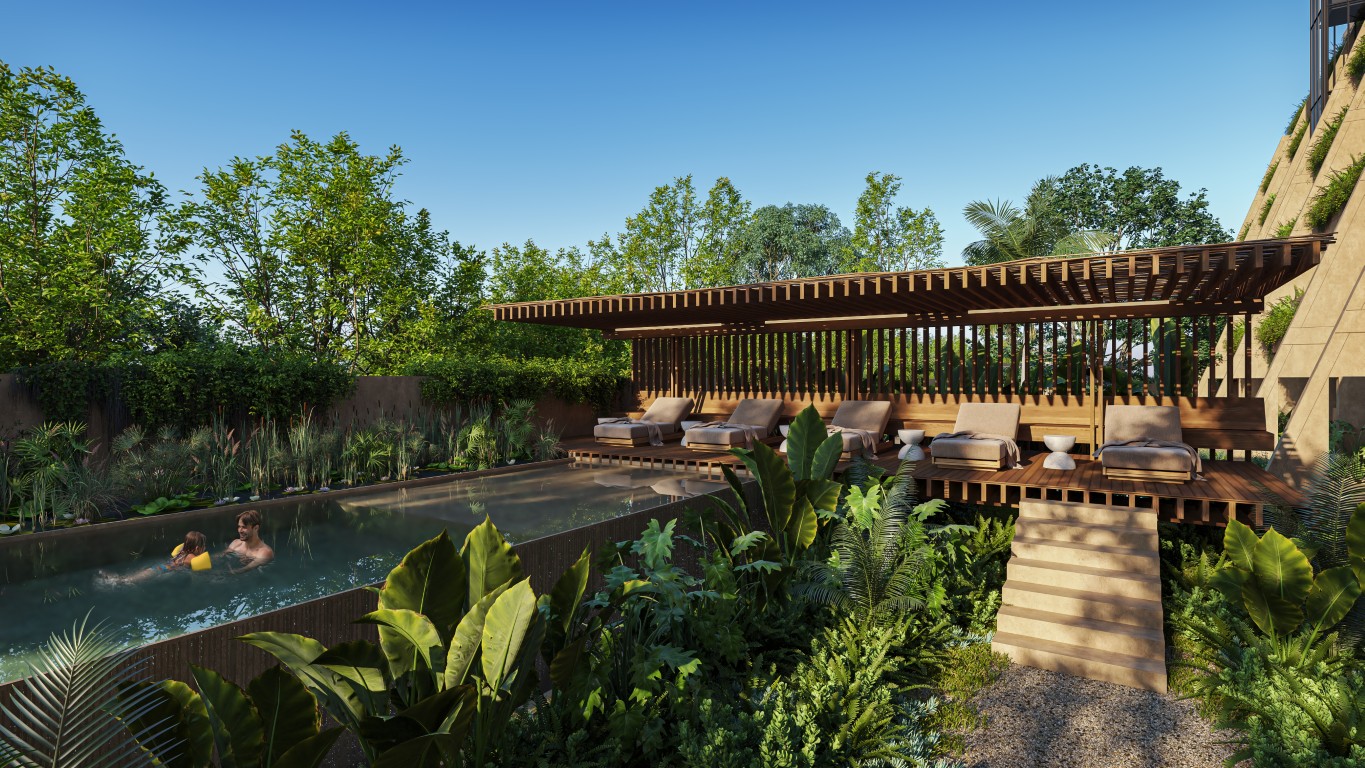 One bedroom condo in Temozon Norte, Merida