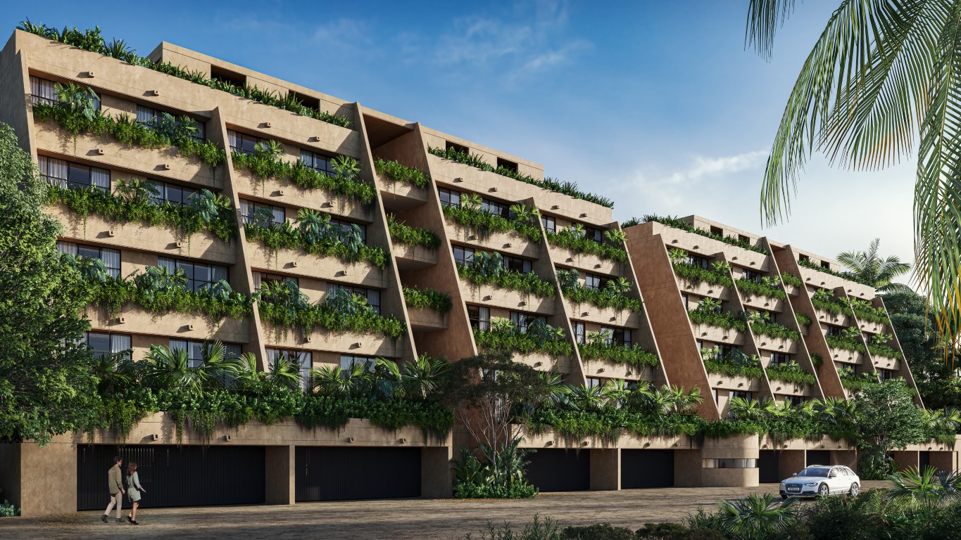 52488 One bedroom condo in Temozon Norte,  - Condo