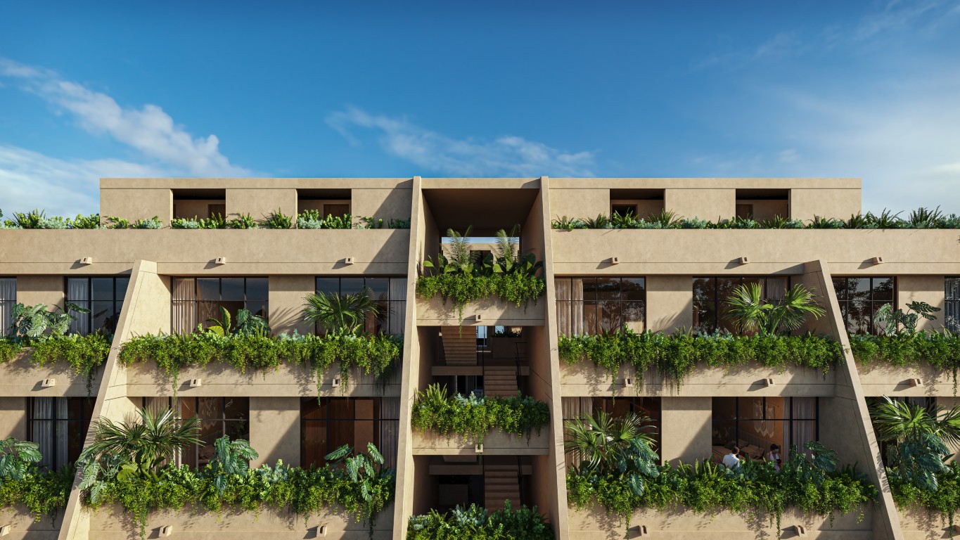 One bedroom condo plus study in Temozón Norte