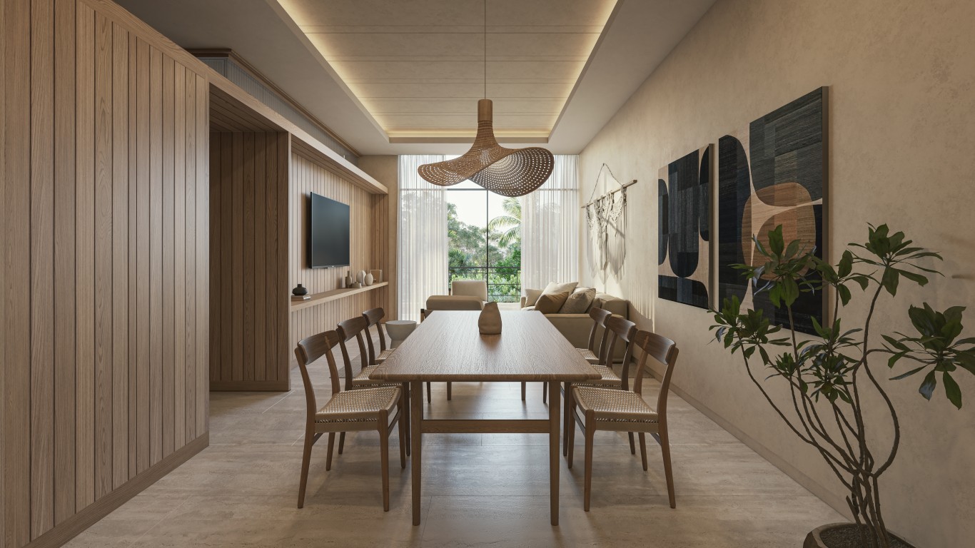 Modern Two-Bedroom Condo in Temozón Norte