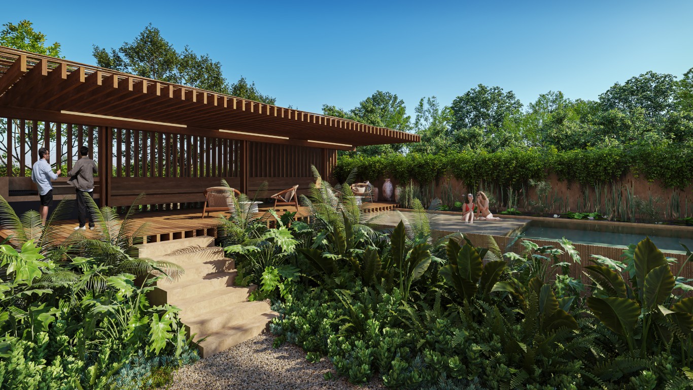 Modern Two-Bedroom Condo in Temozón Norte