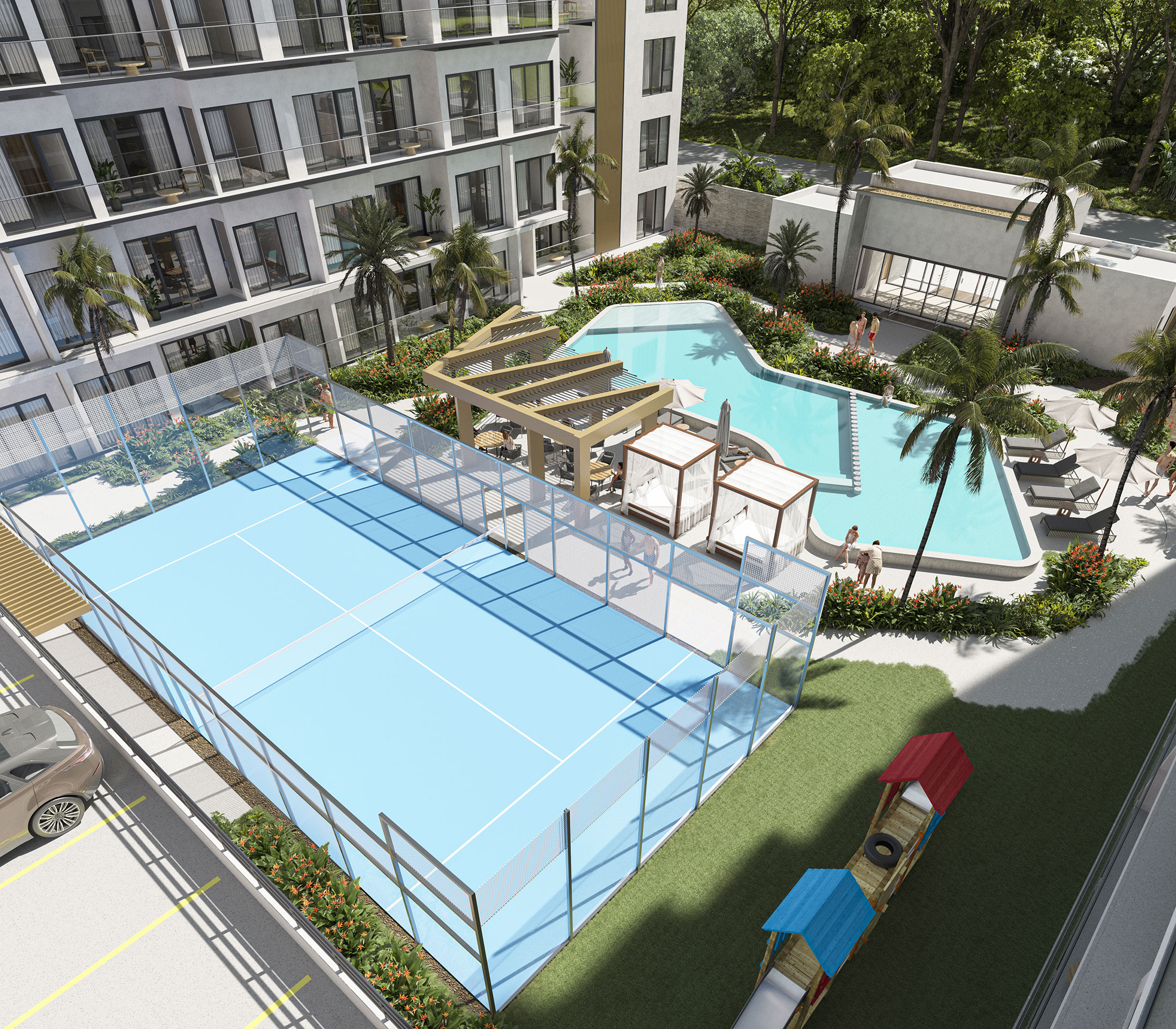 52530 Modern and new 3-bedroom condo in Playa del  - Condo