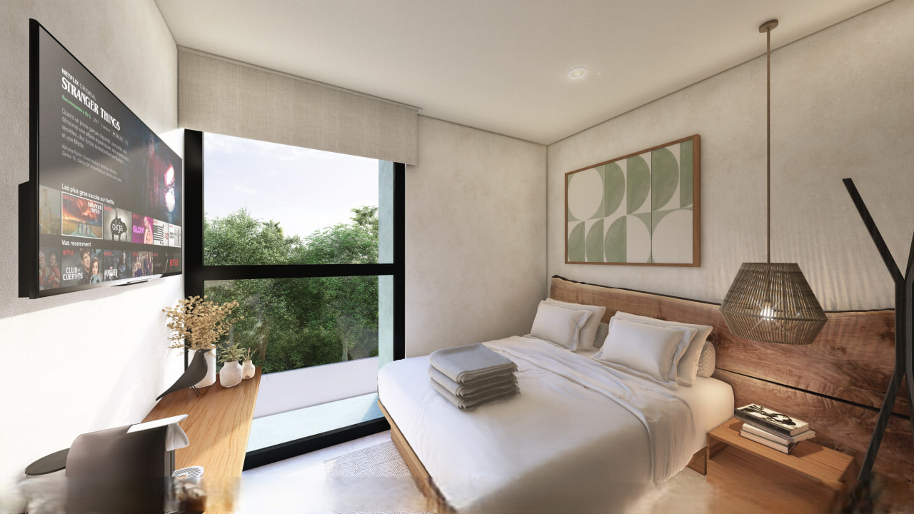 Pre-sale condo in Montes de Amé with one bedroom