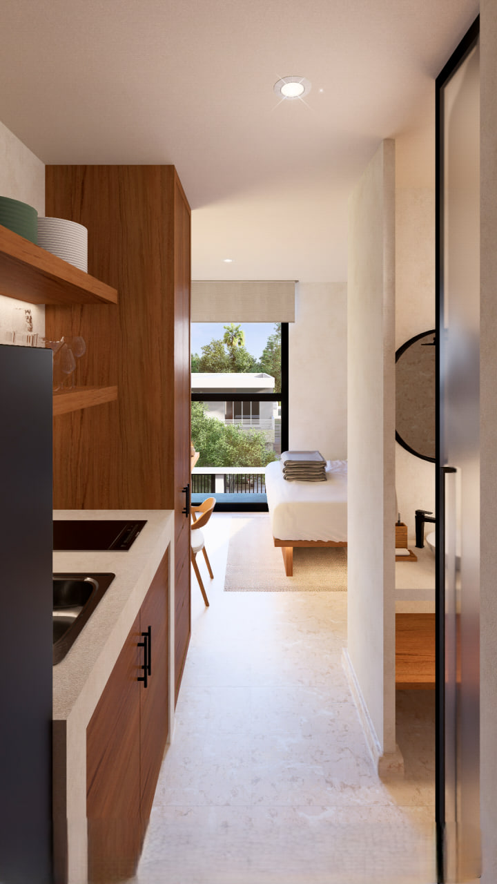 Pre-sale condo in Montes de Amé with one bedroom