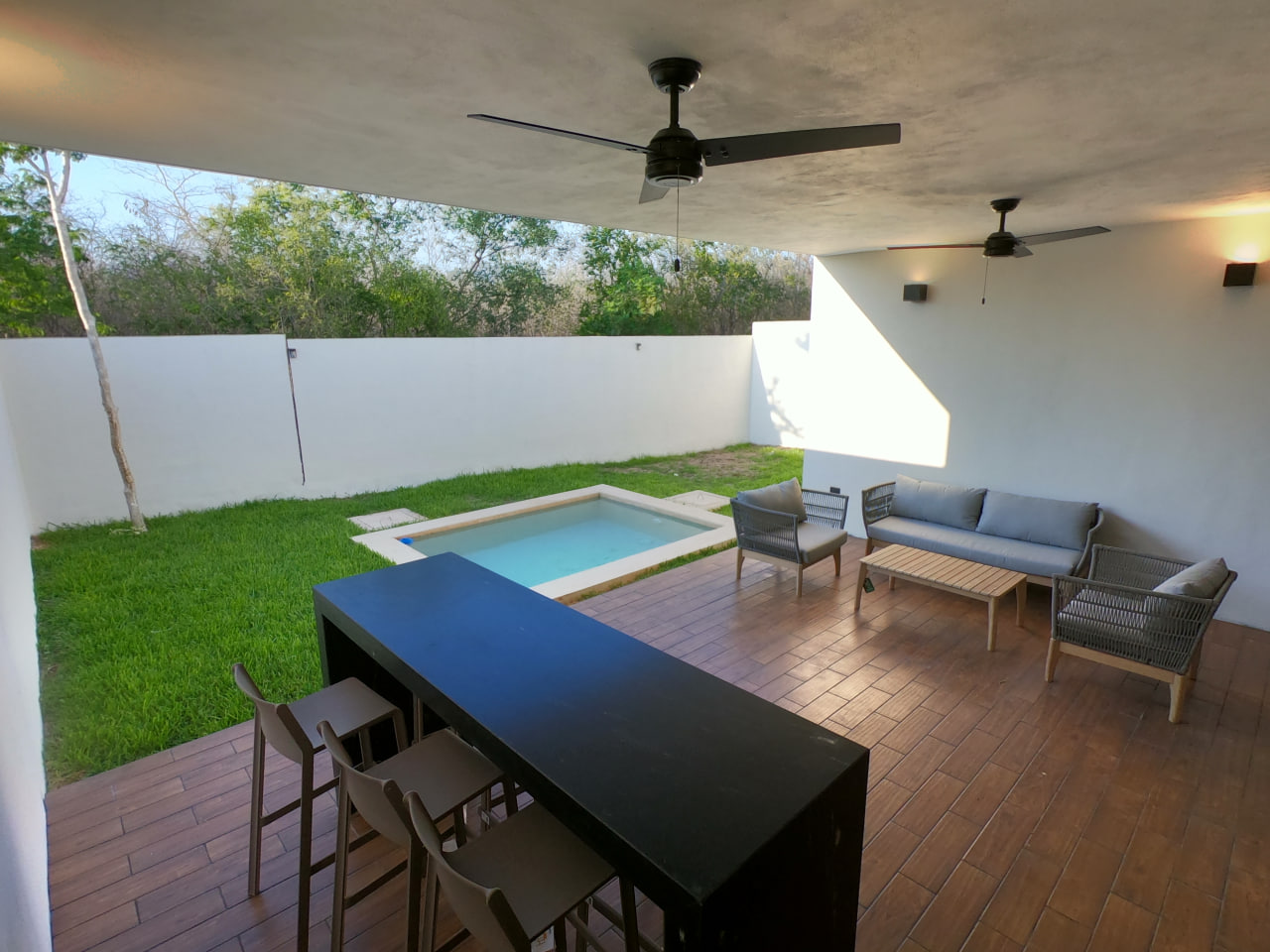 3-bedroom house in Mérida with pool and double-height ceilings