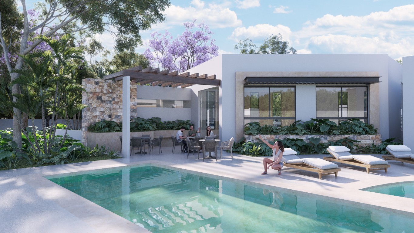 Residential lot in exclusive northern Mérida development